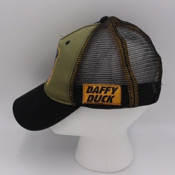 Looney Tunes Daffy Duck Vintage Trucker Snapback Cap Adult OS Adjustable - Picture 7 of 9